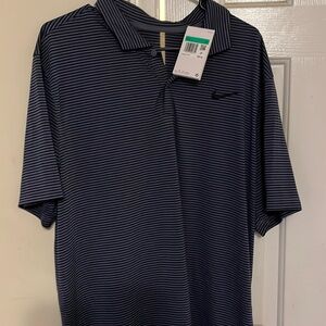 Blue striped Nike polo size xl.